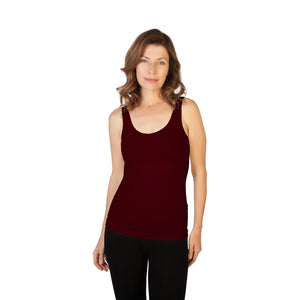Essential Wardrobe Basic Tank - Bra-Friendly Straps, Long Length, 73 Colors