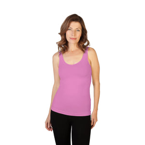 Essential Wardrobe Basic Tank - Bra-Friendly Straps, Long Length, 73 Colors