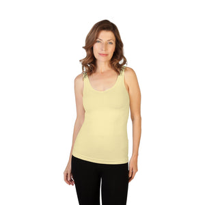 Essential Wardrobe Basic Tank - Bra-Friendly Straps, Long Length, 73 Colors