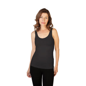 Essential Wardrobe Basic Tank - Bra-Friendly Straps, Long Length, 73 Colors