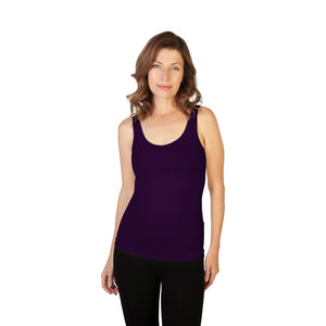 Essential Wardrobe Basic Tank - Bra-Friendly Straps, Long Length, 73 Colors