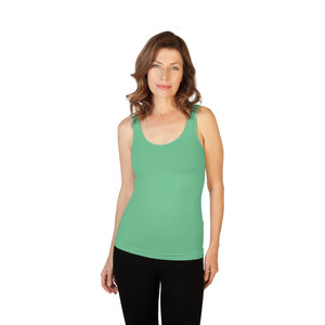 Essential Wardrobe Basic Tank - Bra-Friendly Straps, Long Length, 73 Colors