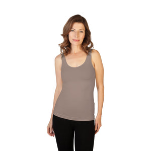 Essential Wardrobe Basic Tank - Bra-Friendly Straps, Long Length, 73 Colors