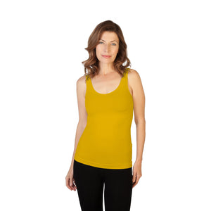 Essential Wardrobe Basic Tank - Bra-Friendly Straps, Long Length, 73 Colors
