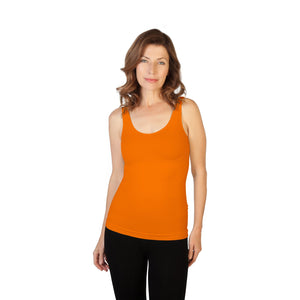 Essential Wardrobe Basic Tank - Bra-Friendly Straps, Long Length, 73 Colors