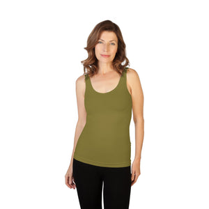Essential Wardrobe Basic Tank - Bra-Friendly Straps, Long Length, 73 Colors