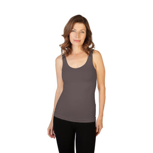 Essential Wardrobe Basic Tank - Bra-Friendly Straps, Long Length, 73 Colors