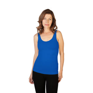 Essential Wardrobe Basic Tank - Bra-Friendly Straps, Long Length, 73 Colors