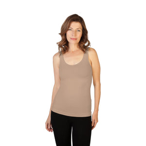 Essential Wardrobe Basic Tank - Bra-Friendly Straps, Long Length, 73 Colors