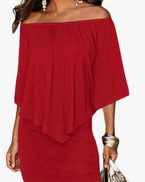 Convertible Off-the-Shoulder Dress