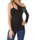 Solid One long bell sleeve Open shoulder top. Made in USA 95% RAYON 5% SPANDEX